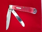 Case Red Bone Trapper 6254, pocket knife good snap crack free NOS 2002 IN BOX — photo 3