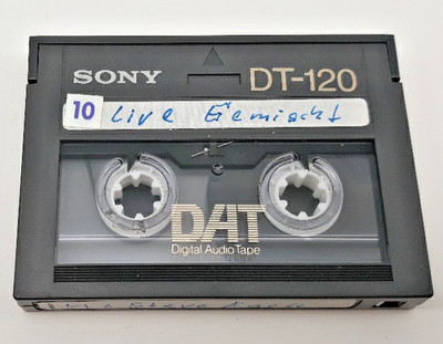   DAT Leerkassette 120 min - SONY DT-120 - Digital Audio Tape 60m -  1x benutzt