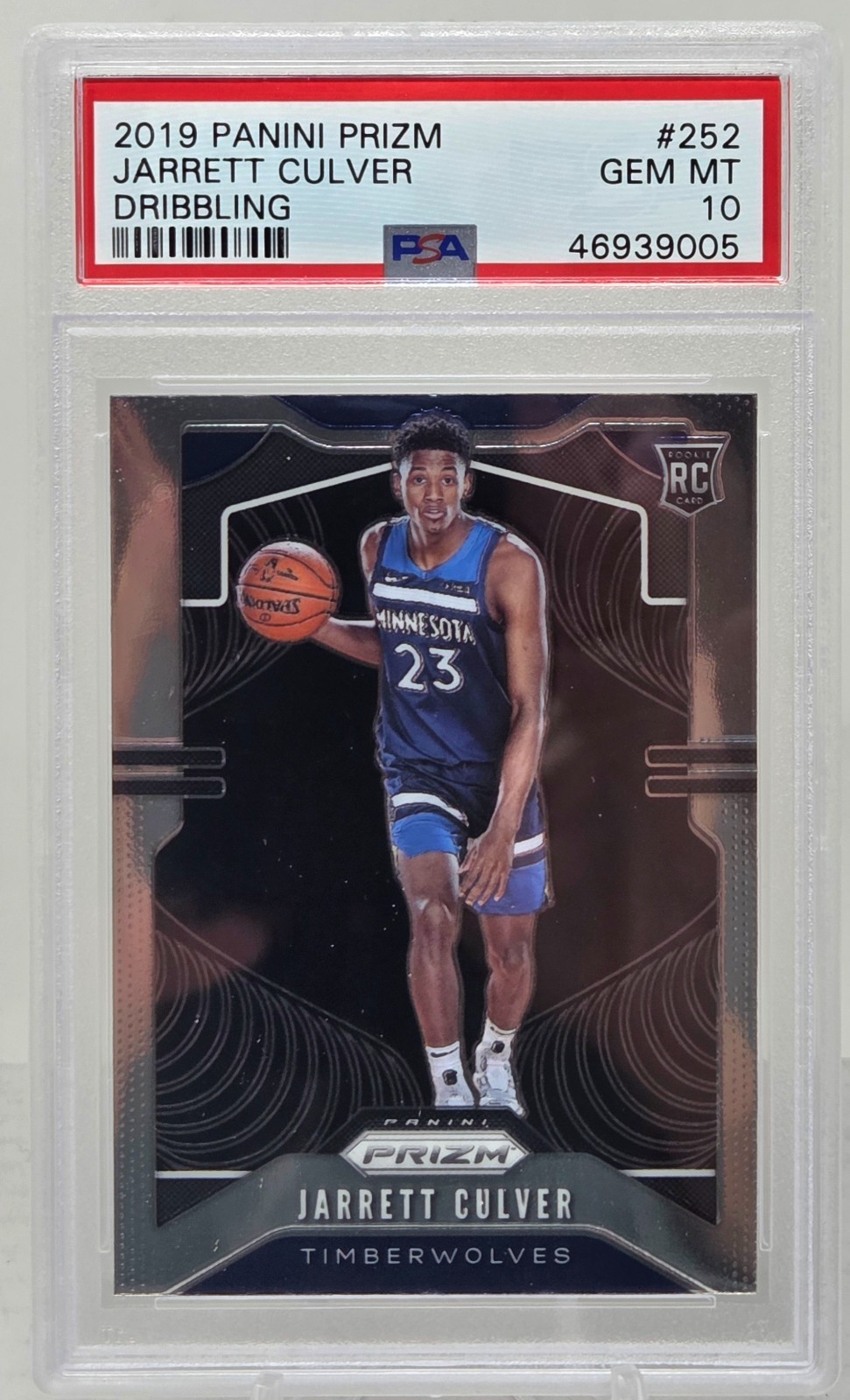 2019 Prizm JARRETT CULVER Rookie Card PSA 10 Gem Mint