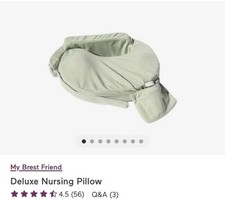 My Brest Friend Deluxe Nursing Pillow Soft Sage