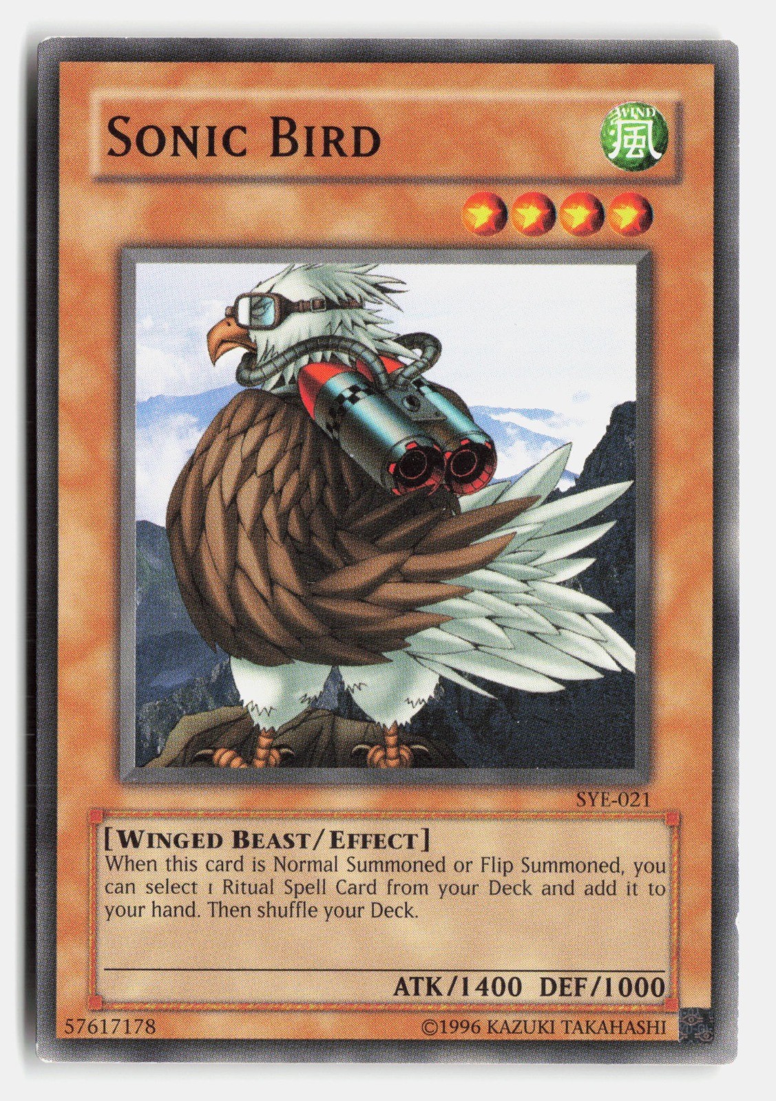 Sonic Bird Unlimited Common Starter Deck: Yugi Evolution SYE-021 LP