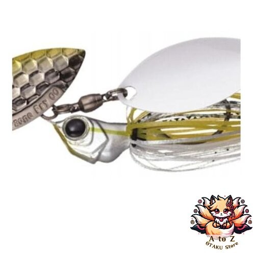 NEW Evergreen Spinnerbait D-Zone Fly Tandem Willow Leaf 1/4oz Chartreuse Shad - Image 1