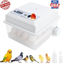 16 Egg Incubator Temperature Control Hatching Chicken Duck Quail Bird Eggs New