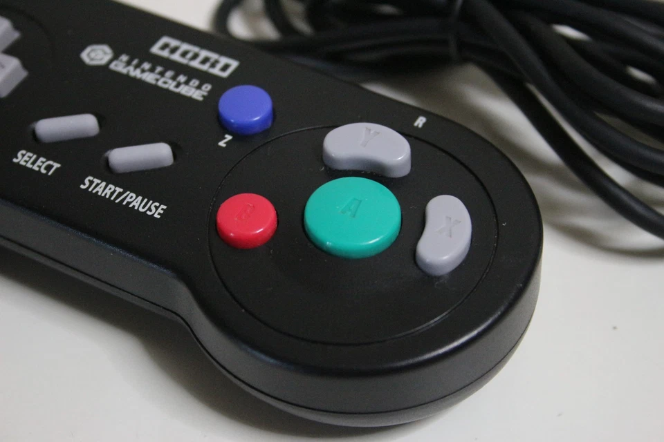 Pad Controlador Digital HORI Negro para Nintendo GameCube GC Con Cable | Probado | Bueno Foto 3 de 4