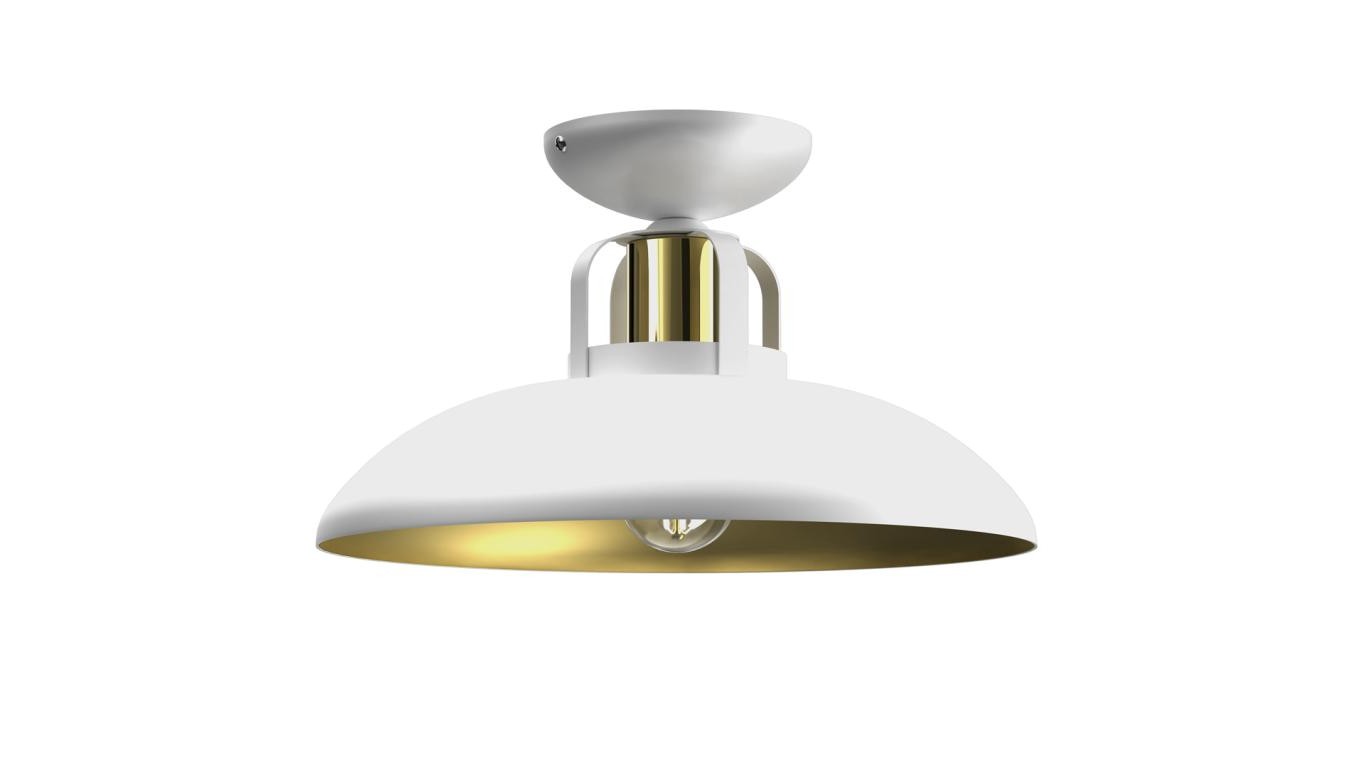 Eko-Light Felix Ceiling Lamp, White/Gold - Image 2
