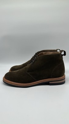 Taylor Stitch L.E. The Chukka Boot Weatherproof  Loden Suede Men s Size 13 D NEW