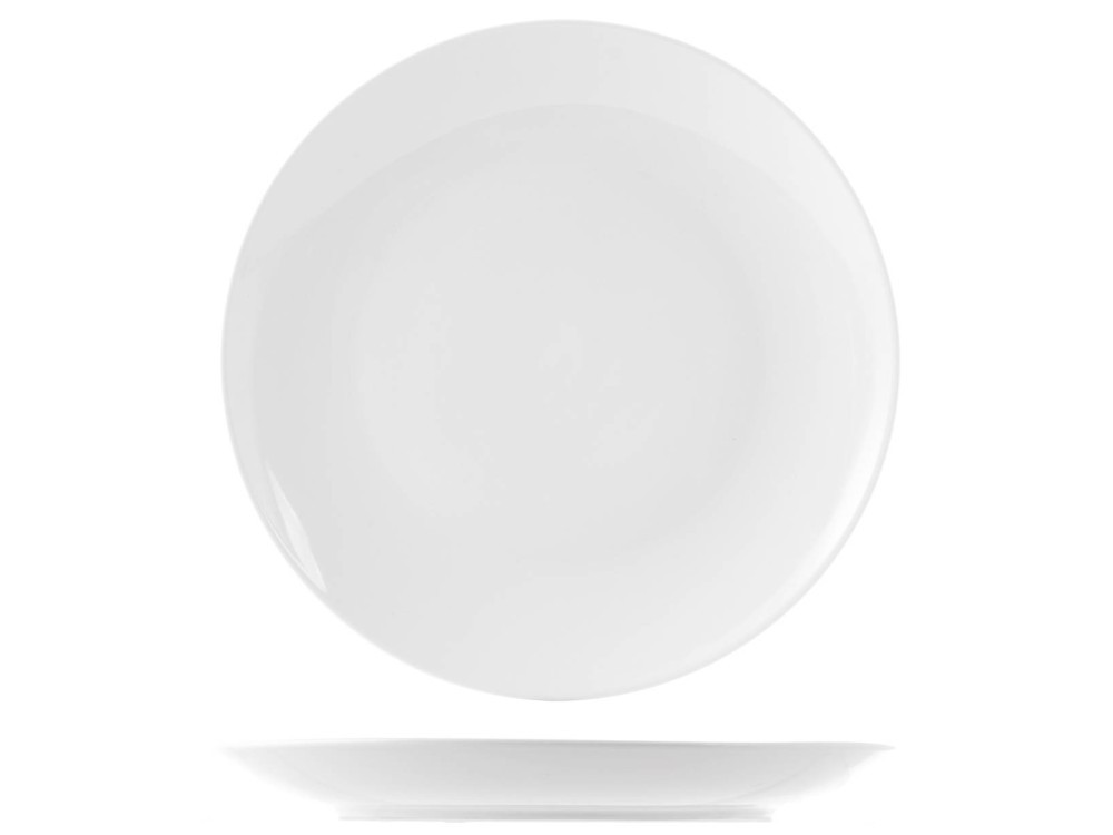 Porcelain Plate, Ø 30 Cm, White H&H