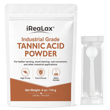 Industrial-Grade Tannic Acid Powder 4 Oz, Pure Water Soluble Tannic Acid Powder