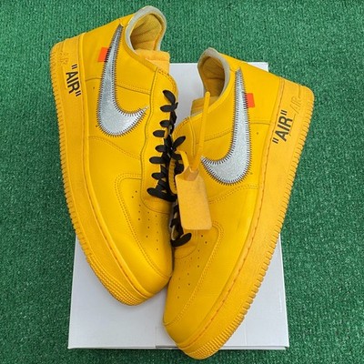 Size 13 - Nike Air Force 1 Low Off White ICA University Gold DD1876-700