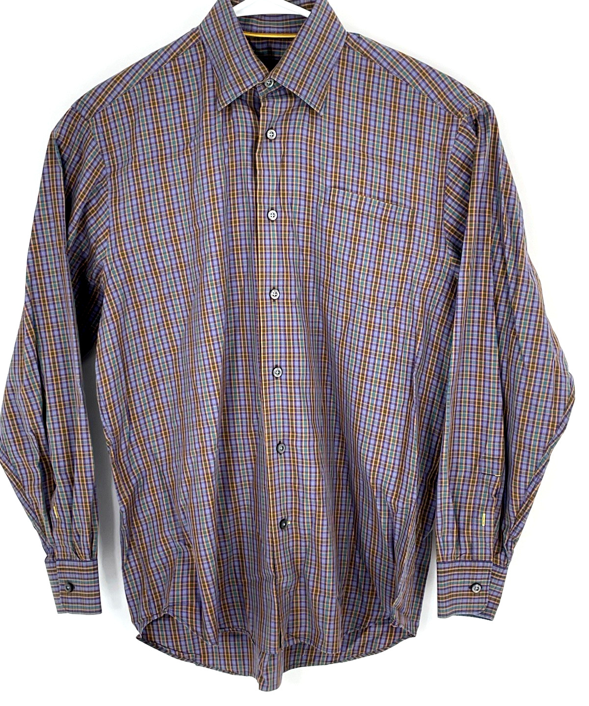 Robert Talbott Men Medium Classic Multicolor Plai… - image 1