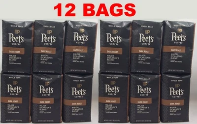 Peet's Coffee Major Dickason's Blend Dark Roast Whole Bean, 13.5 lbs, JAN/2026