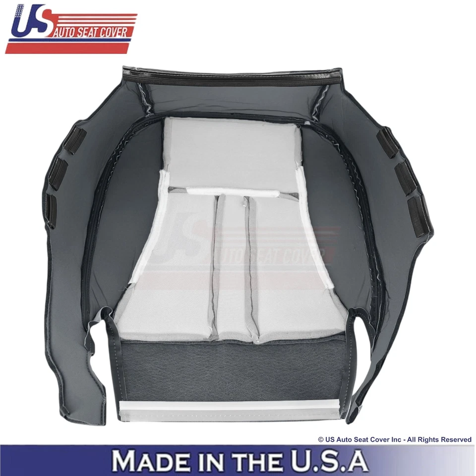 2004-2007 For Chrysler Town & Country Leatherette Driver Bottom Cover Med Gray - Image 2 of 4