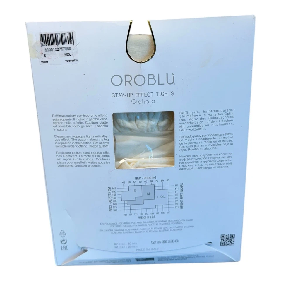 Medias Oroblu Pretty efecto estancia 60 denier Gigliola pequeño color lana Italia Foto 2 de 2
