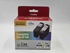 New Canon 285XL 286XL 6196C004 Black and Color Ink Cartridge