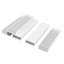 5 PCS Aluminium Heatsink Heat Sink Module Cooler Fin 100x25x10mm Silver