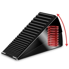 Strongest Heavy Duty Door Stopper Wedge - Spring Large Door Stoppers, Tall Do...