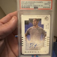 PANINI/UPPER DECK NFL AUTOGRAPHED LOT DEVONTA SMITH,DK METCALF,JSN,ELLIOTT PATCH