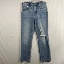 Madewell Jeans size 29 The Perfect Vintage Straight Distressed Magic Pocket