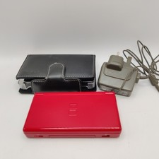 Nintendo DS Lite Red Handheld System Power cable and stylus included S7650