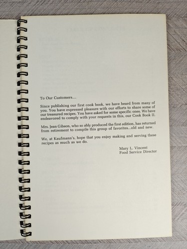 Vintage Kaufmann's Cookbook II Kaufhaus Pittsburgh Tic Toc Restaurant - Bild 3 von 10