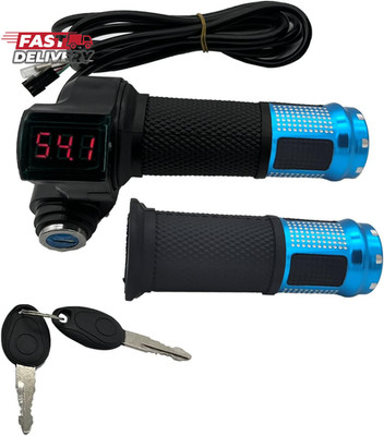 1 Pair Ebike Throttle Grip, Universal Electric Bicycle Scooter Twist Handlebar w