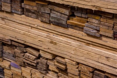 Reclaimed Pallet Wood Wall Cladding - Scorched Effect, Mixed Pine, 15 Square Meters