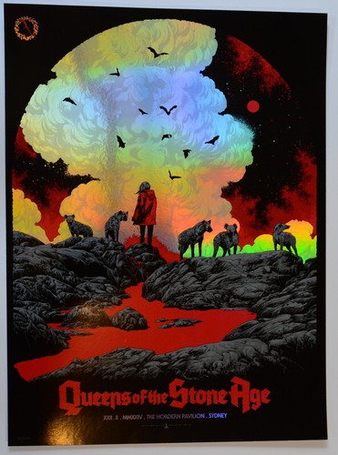 QUEENS OF THE STONE AGE -FOIL - 2024 - SYDNEY / POSTER - HORDERN - TAYLOR - Picture 3 of 5