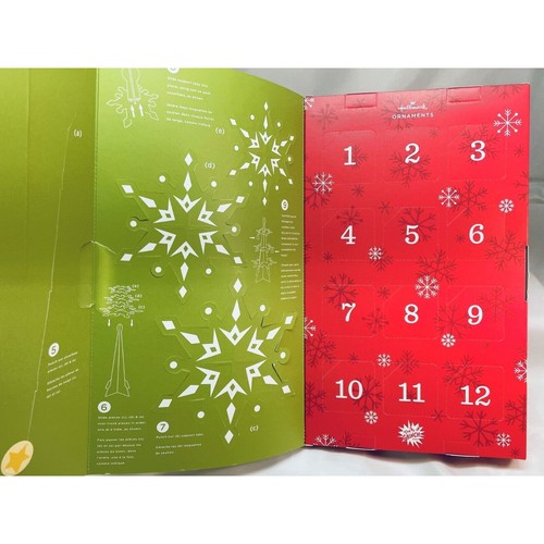 Hallmark The Grinch Dr. Seuss Countdown Calendar & Tree Display 12 Ornaments New - Picture 5 of 7