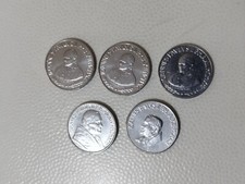 5 MONETE MINI MICRO (PICCOLE) 100 LIRE VATICANO 1990 1991 1992 CIRCOLATE