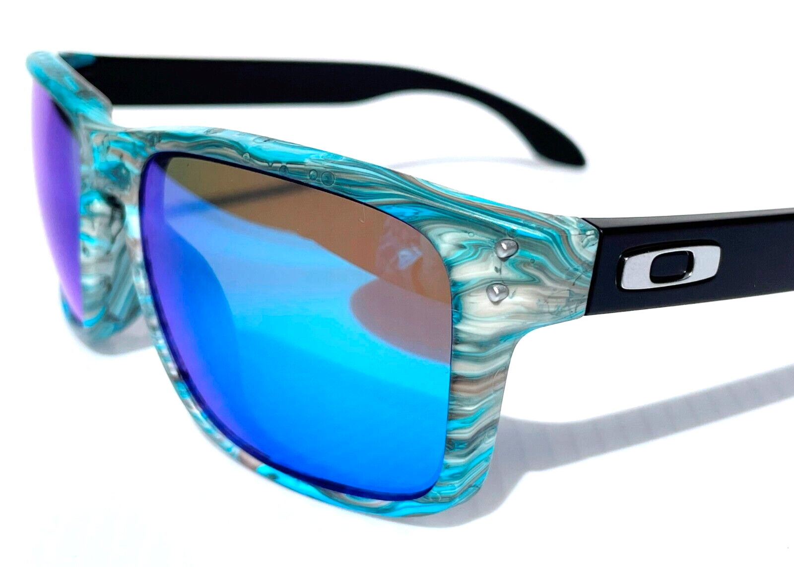 NEW Oakley HOLBROOK Sanctuary Swirl POLARIZED Galaxy Blue Lens Sunglass 9244 eBay