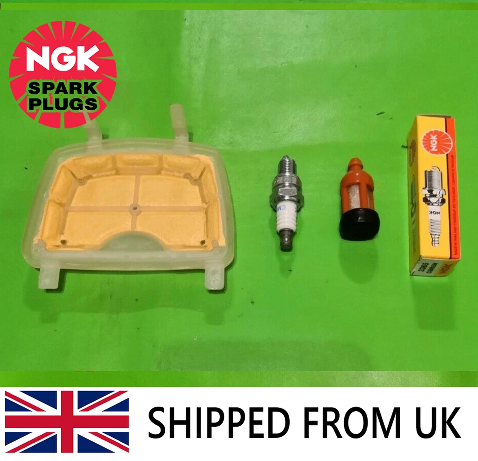 NGK Service Kit for Stihl MS171 MS181 MS211 Chainsaw CMR6H Spark plug Air Filter