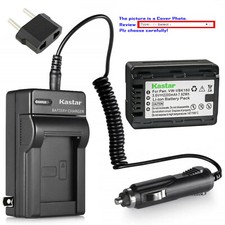 Kastar Battery AC Travel Charger for Panasonic VW-VBK180  HC-V100 HC-V100EG-K