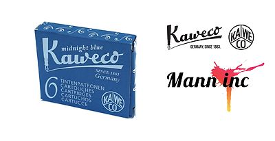 Kaweco Tintenpatronen (6er Pack) 7 verschiedene Farben verfügbar. 