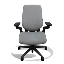 Steelcase Gesture Chair Fully Loaded in Light Gray Fabric