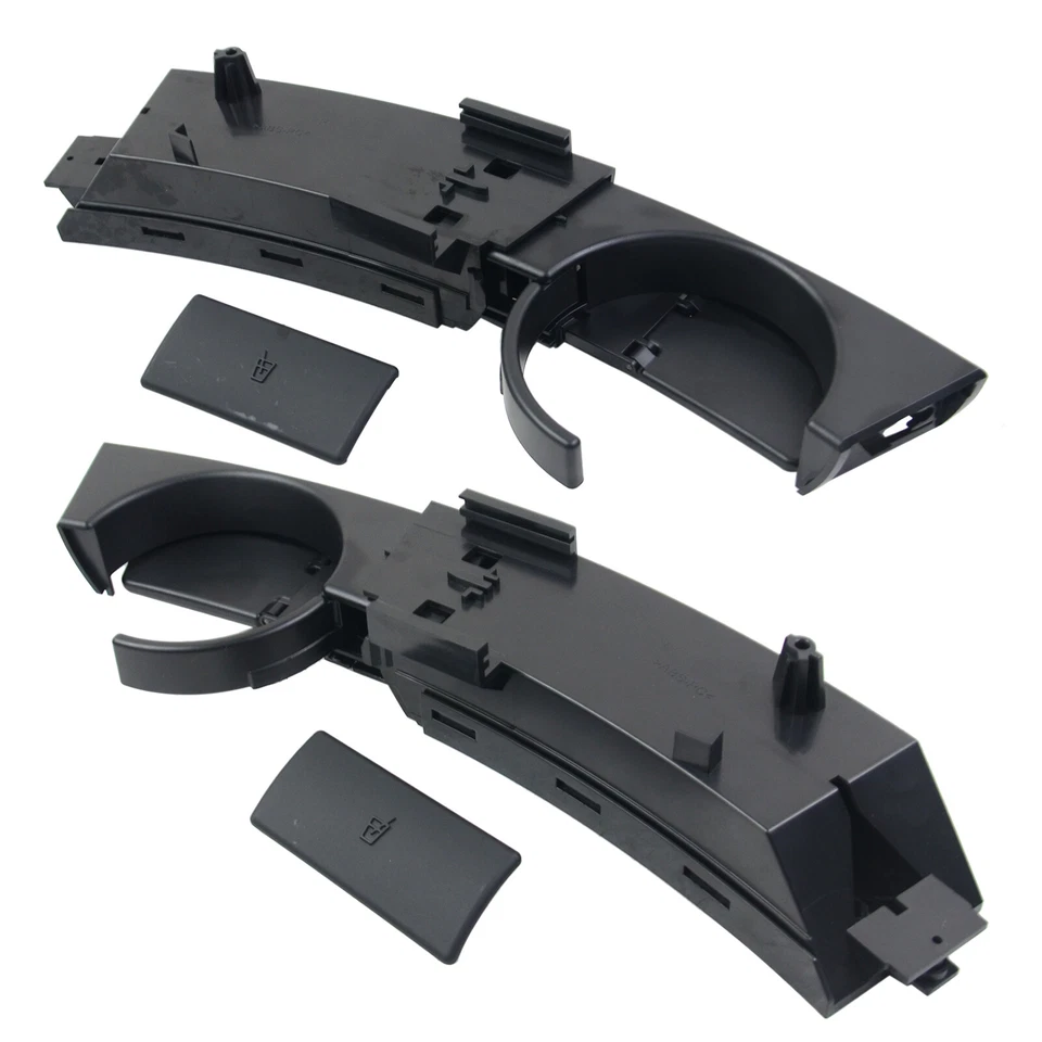 Portavasos negro 2 piezas para BMW Z4 E85 E86 2003-2008 51457070323 51457070324 Foto 2 de 4
