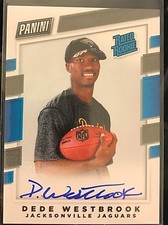 Dede Westbrook 2017 Panini The National Rated Rookie RC Autograph Auto - JAGUARS
