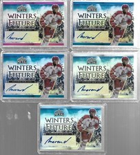 2016-17 Leaf Metal Winters Future Antoine Morand Silver Prismatic Auto RC SP/25