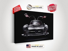 Mercedes Benz 300 Sl Gullwing Vintage Car Decor Housewarming Gift Classic Car