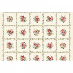 Maywood - Roses On The Vine White - Cotton Fabric