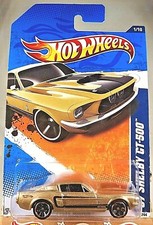 2011 Hot Wheels #101 Muscle Mania '67 SHELBY GT-500 Gold w/Black MC5 Sp-Variant