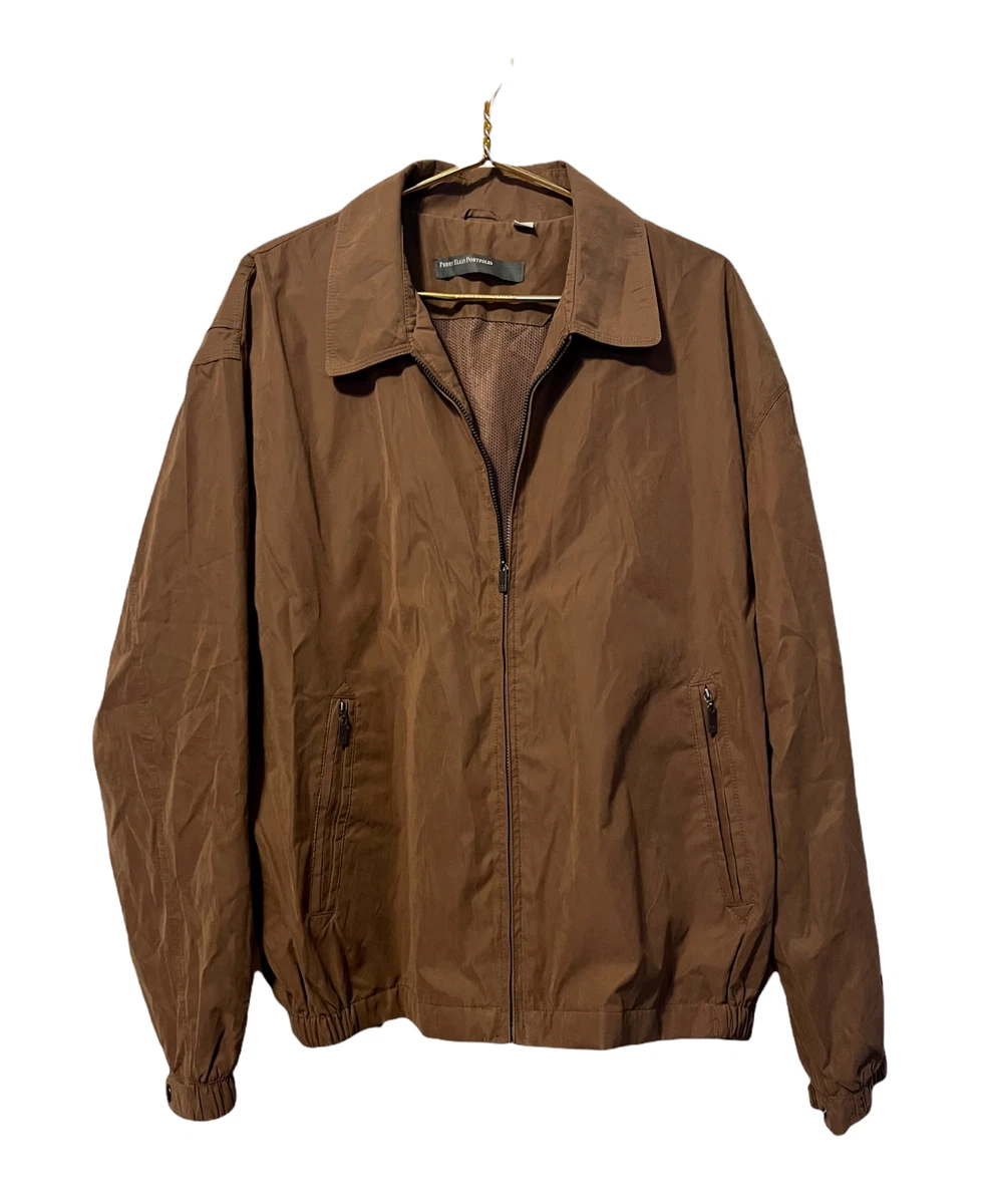 Perry ellis portfolio jacket microfiber zip jacket sale