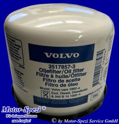 Volvo Penta Ölfilter für Baureihe MD21 und AQD21, original 3517857