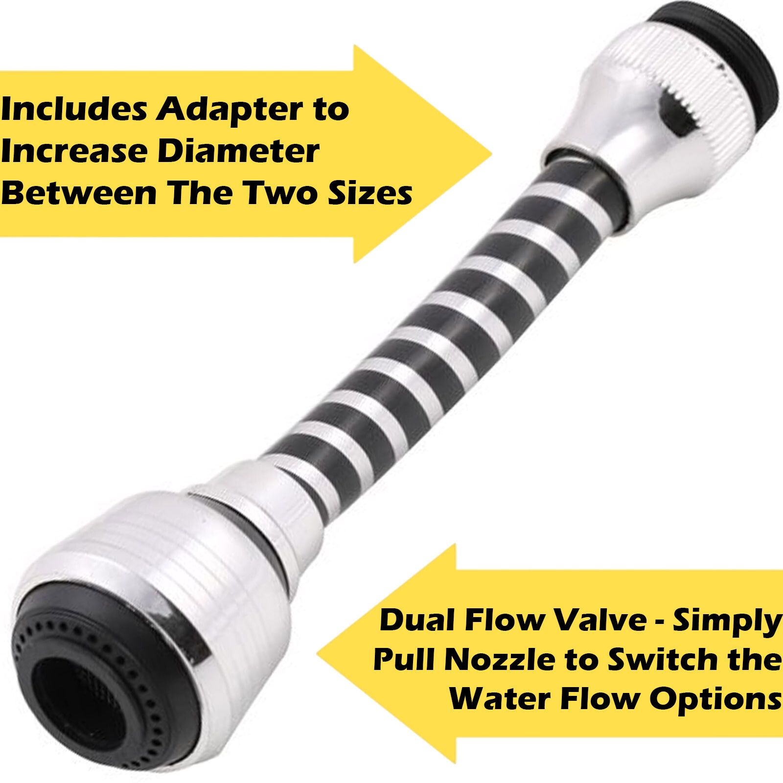 Faucet Tap Aerator Insert 360 Swivel 22mm 24mm Dual Water Flow Restrictor Saver eBay