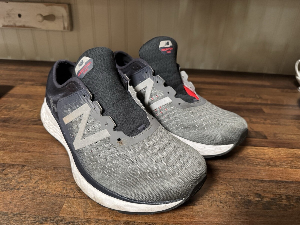 New Balance Mens FF X 1080v9 M1080GR9 Gray Running Shoes Size 13 4E