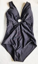 Woman's Black Halter Swimsuit Size Small bathing suit swimming