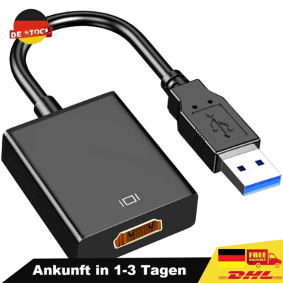 USB 3.0 to HDMI Video Audio Cable Adapter Converter 1080P HD for HDTV PC Laptop