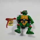 Vintage TMNT Action Figure Raphael 1991 City Sewer Shell w/ Accessory Rock Roll