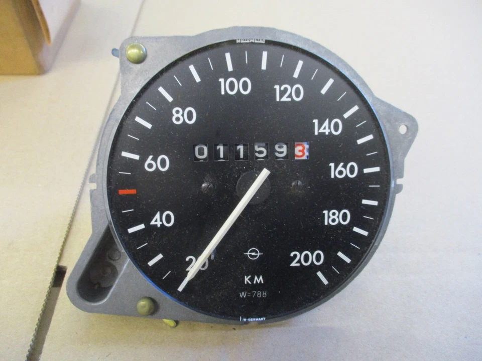 Opel Rekord D Manta Ascona A Tacho Tachometer Speedometer W=788 Generalüberholt - Bild 3 von 4