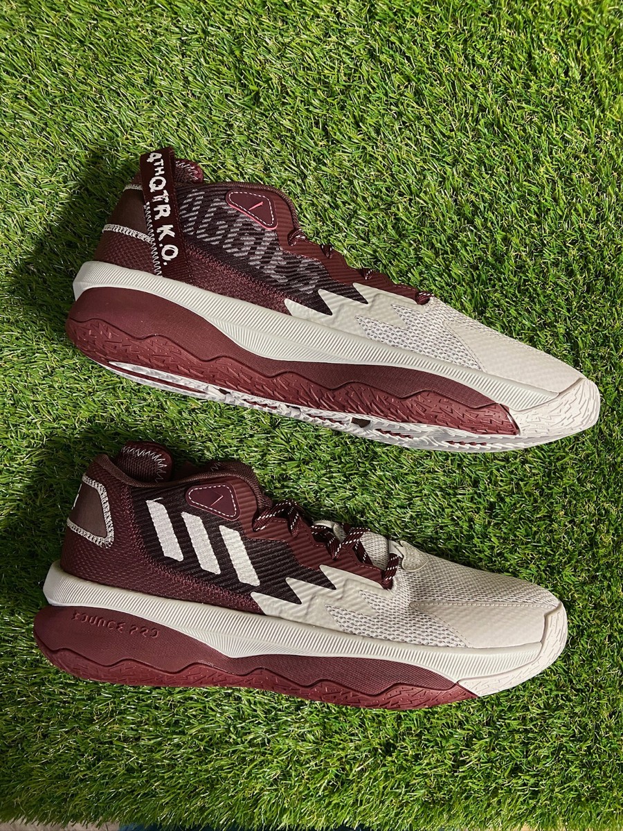 Adidas Dame 8 Texas A&M Team Issue PE Basketball Shoes 