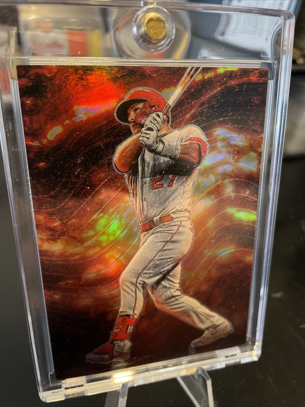 2022 Prizm Mike Trout Lava Flow
